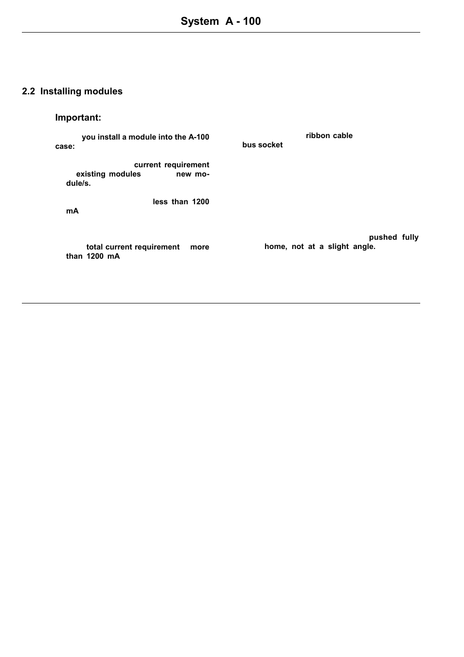 Overall design system a - 100, Doepfer | Doepfer A-100(~ 40 MB) User Manual | Page 10 / 744