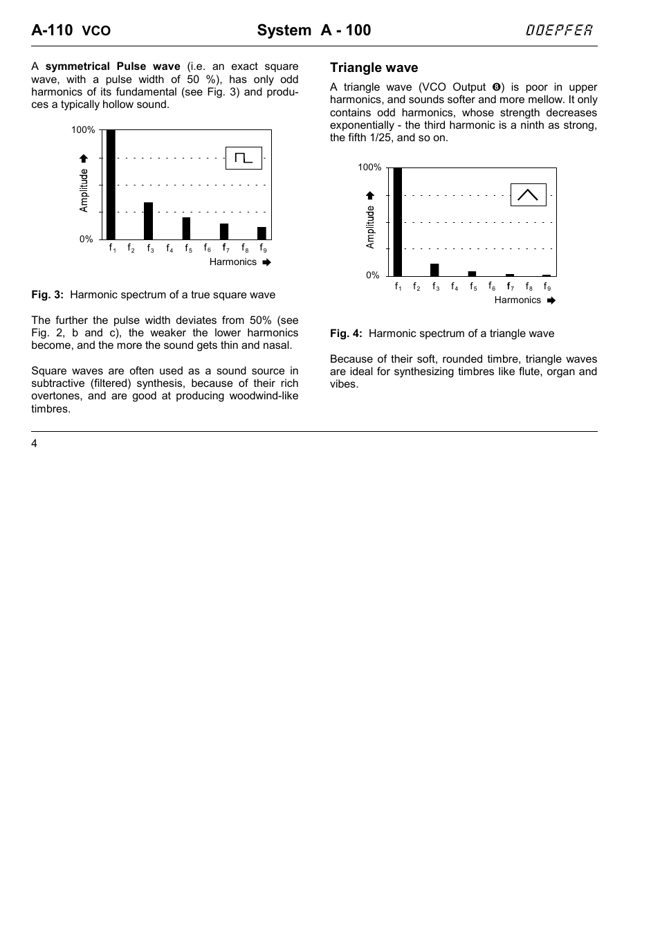 A-110, System a - 100, Doepfer | Triangle wave | Doepfer A-100(~ 40 MB) User Manual | Page 146 / 744