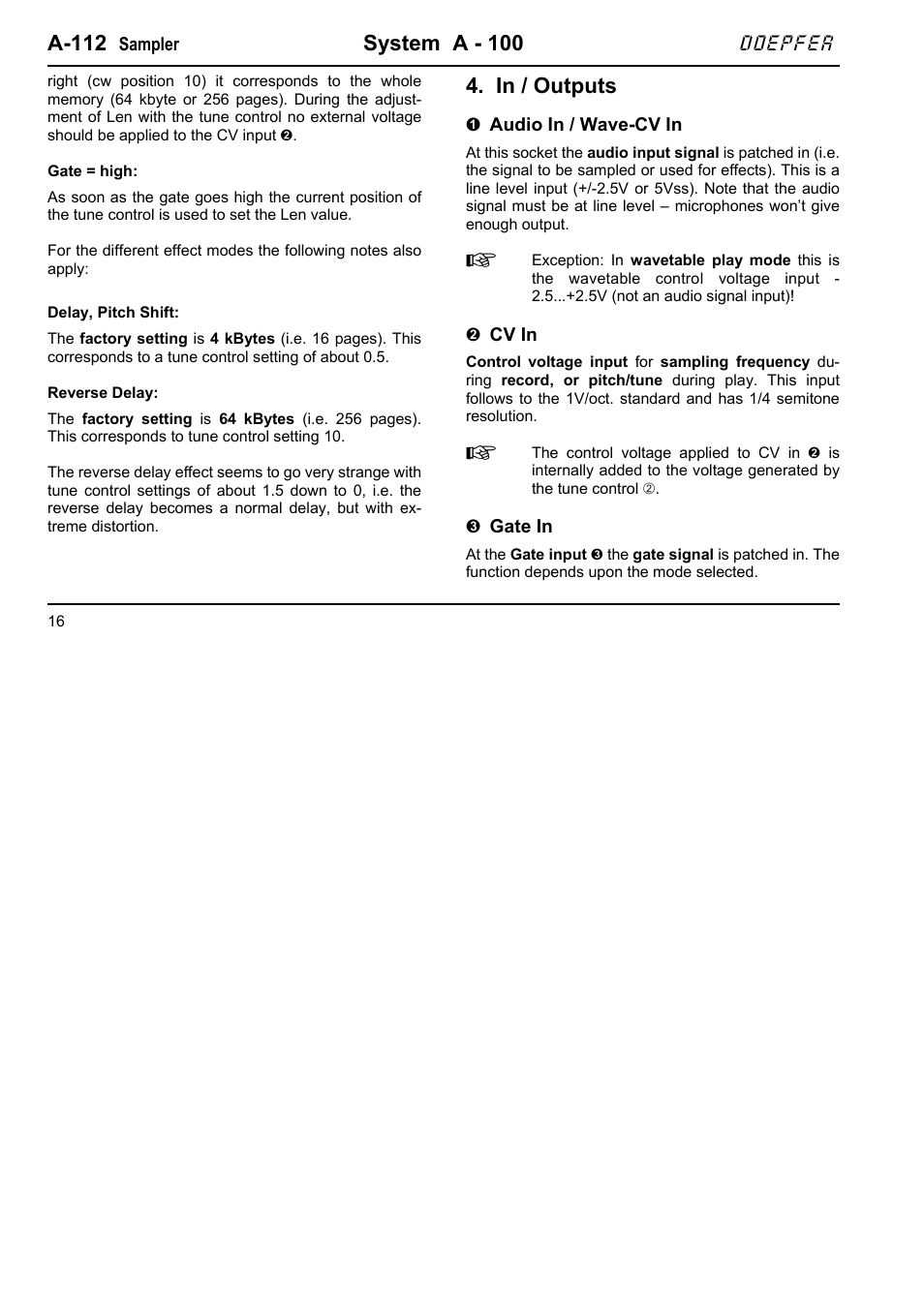 A-112, System a - 100 | Doepfer A-100(~ 40 MB) User Manual | Page 206 / 744