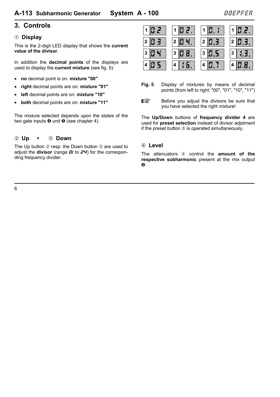 A-113, System a - 100, Controls | Doepfer | Doepfer A-100(~ 40 MB) User Manual | Page 220 / 744