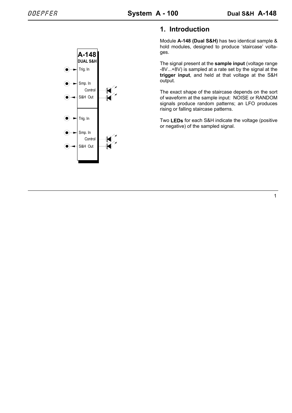 System a - 100, A-148, Introduction | Doepfer | Doepfer A-100(~ 40 MB) User Manual | Page 451 / 744