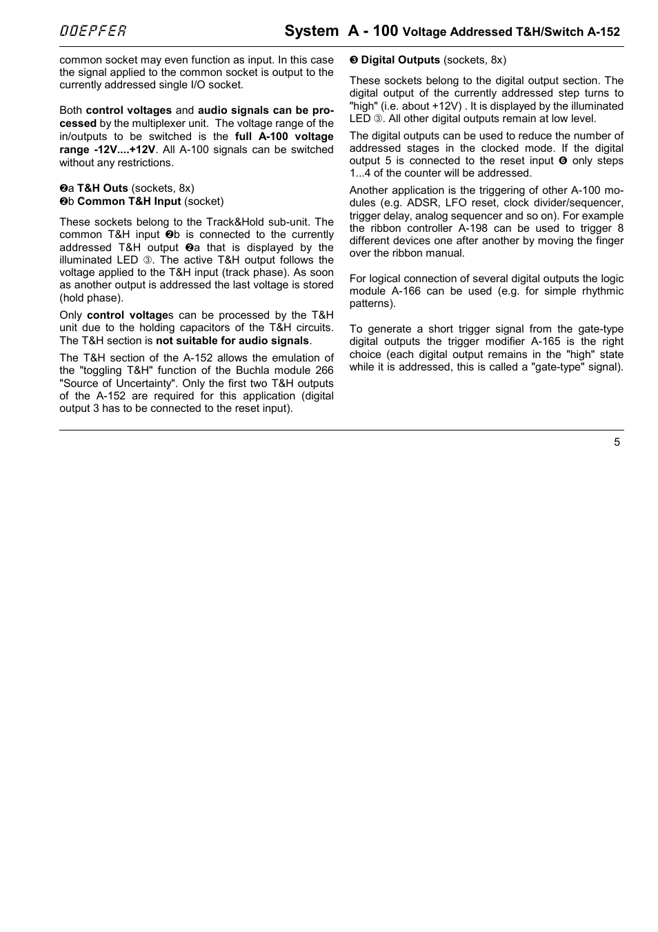System a - 100, Doepfer | Doepfer A-100(~ 40 MB) User Manual | Page 483 / 744