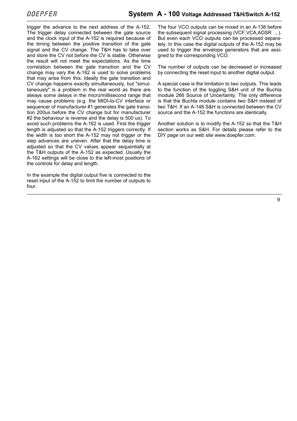 System a - 100, Doepfer | Doepfer A-100(~ 40 MB) User Manual | Page 487 / 744