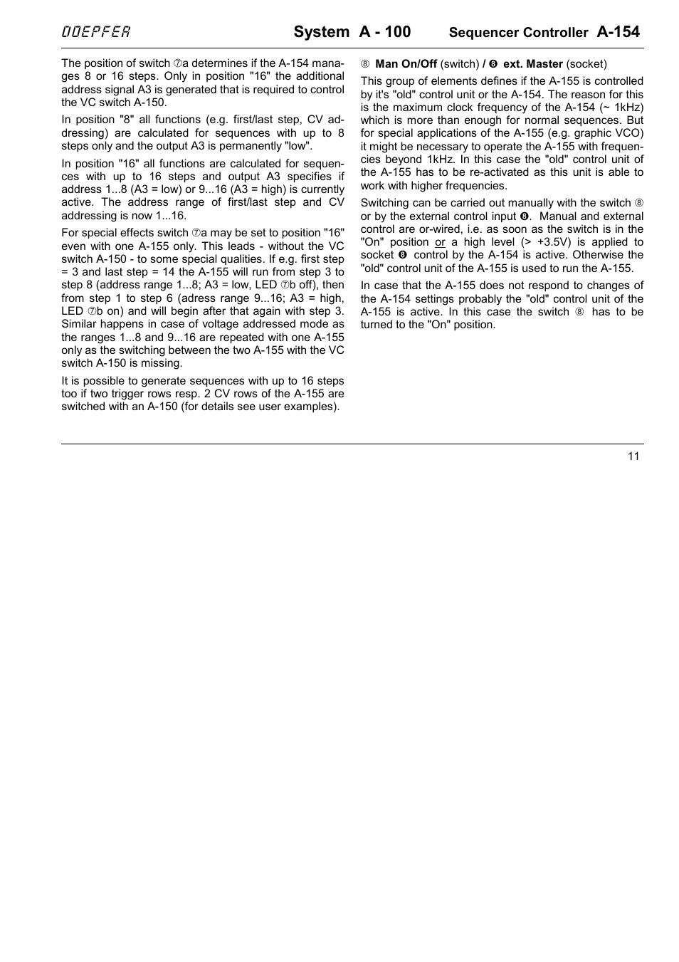 System a - 100, A-154, Doepfer | Doepfer A-100(~ 40 MB) User Manual | Page 499 / 744