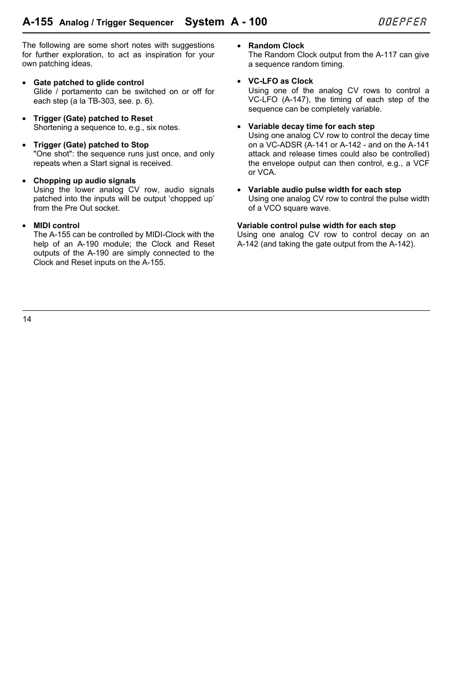 A-155, System a - 100, Doepfer | Doepfer A-100(~ 40 MB) User Manual | Page 518 / 744