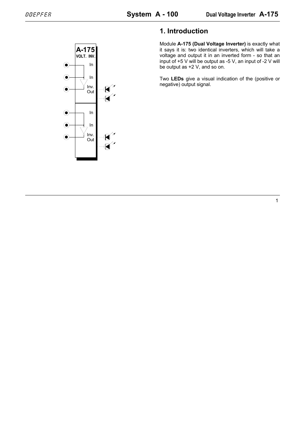 System a - 100, A-175, Introduction | Doepfer A-100(~ 40 MB) User Manual | Page 593 / 744