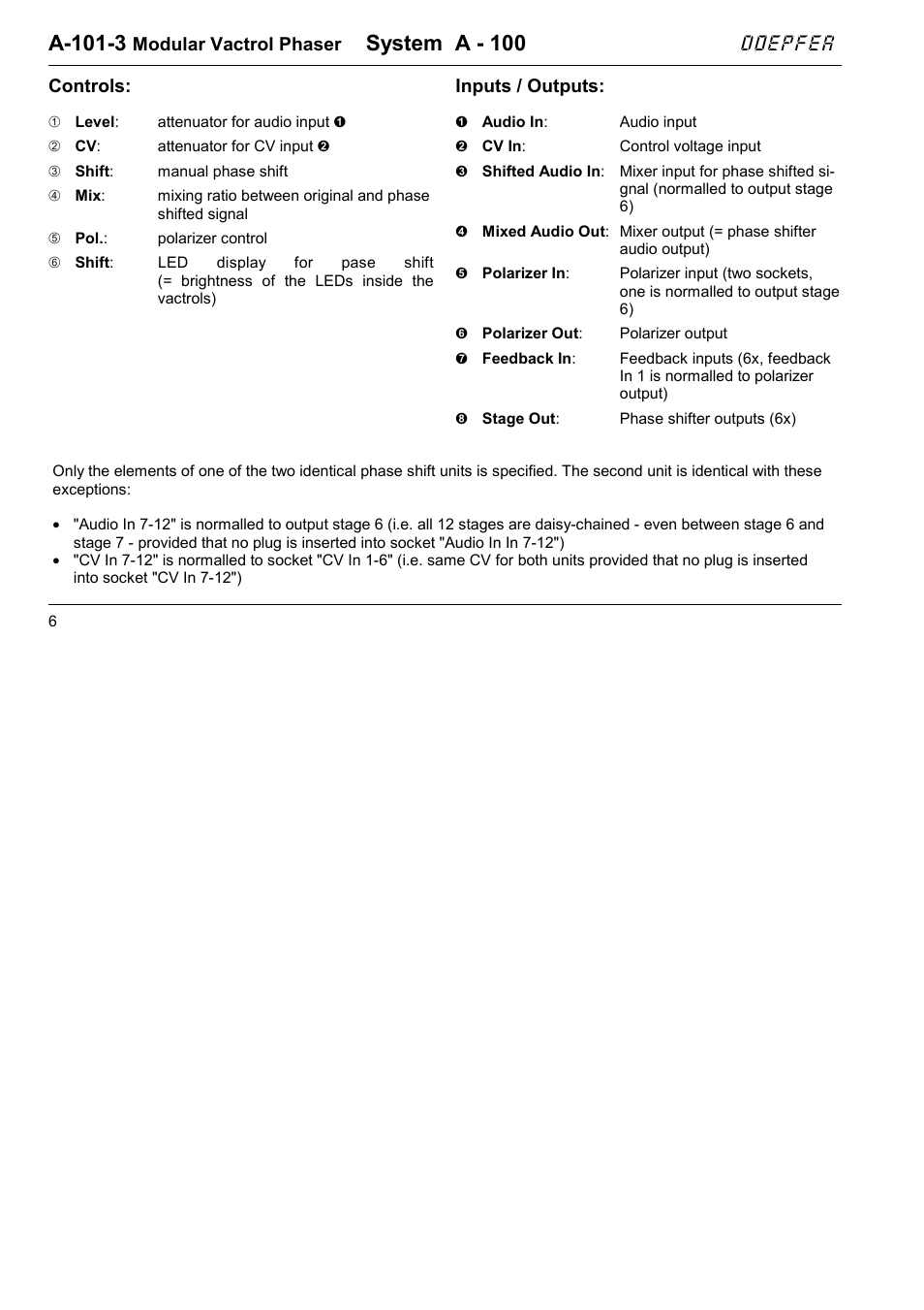 A-101-3, System a - 100, Doepfer | Doepfer A-100(~ 40 MB) User Manual | Page 62 / 744