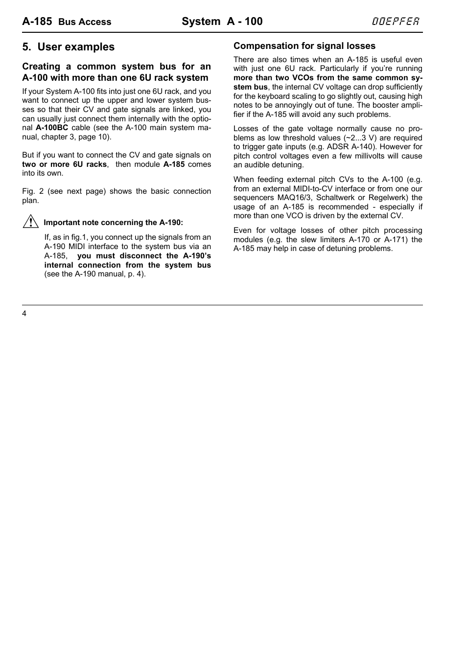 A-185, System a - 100, User examples | Doepfer A-100(~ 40 MB) User Manual | Page 620 / 744