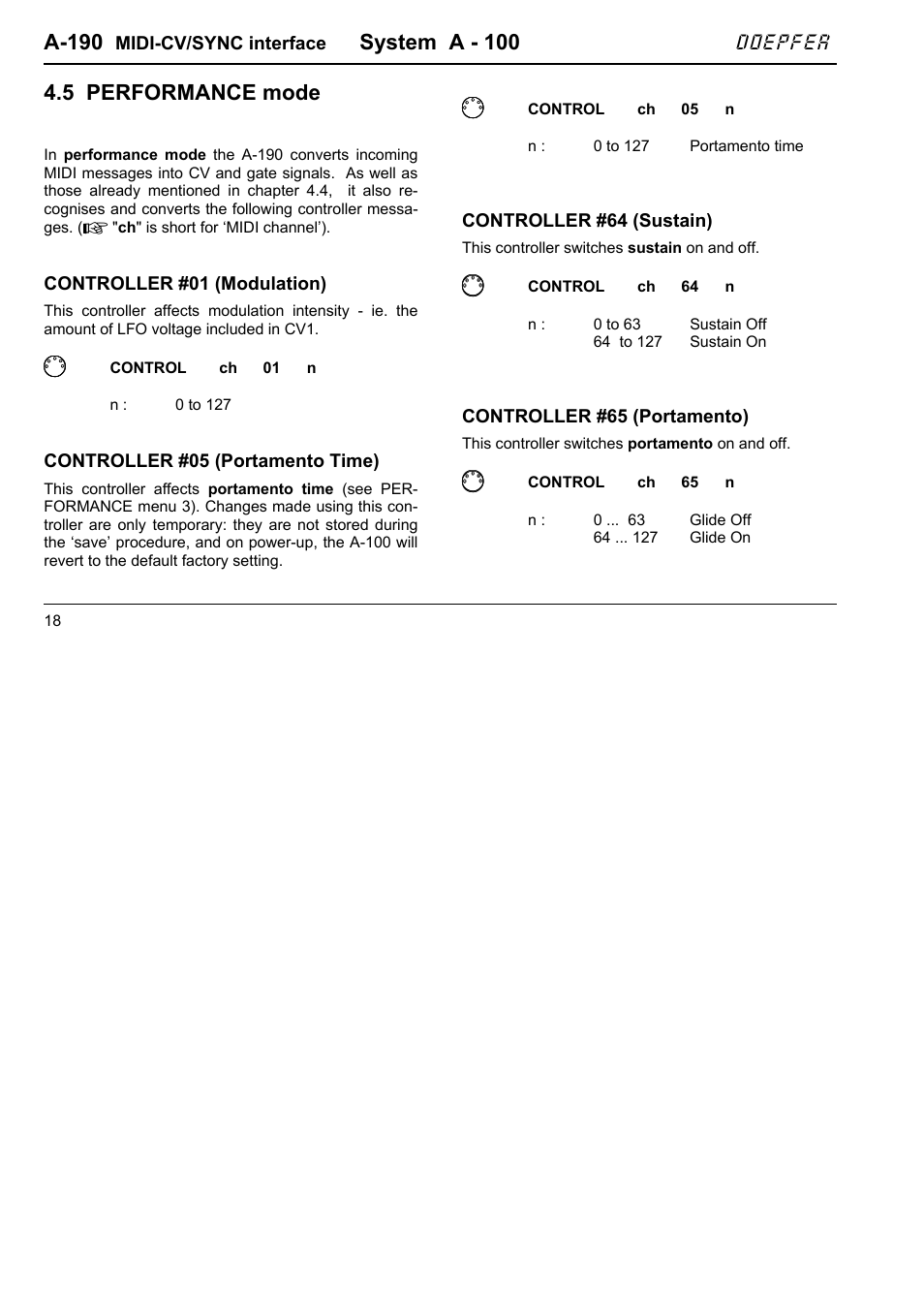 A-190, System a - 100, 5 performance mode | Doepfer A-100(~ 40 MB) User Manual | Page 672 / 744