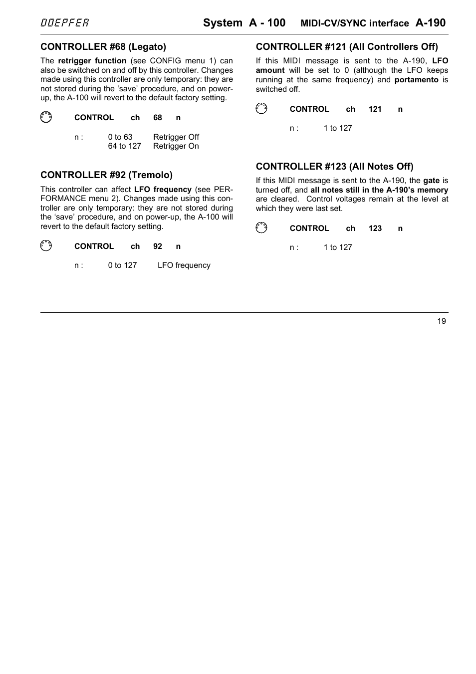 System a - 100, A-190 | Doepfer A-100(~ 40 MB) User Manual | Page 673 / 744