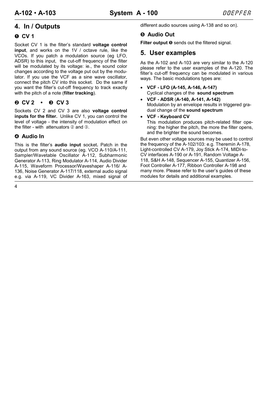 User examples, Doepfer | Doepfer A-100(~ 40 MB) User Manual | Page 84 / 744