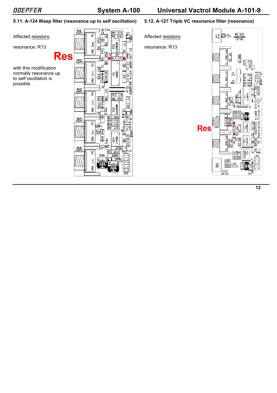 Doepfer A-101-9 Universal Vactrol Module User Manual | Page 12 / 14