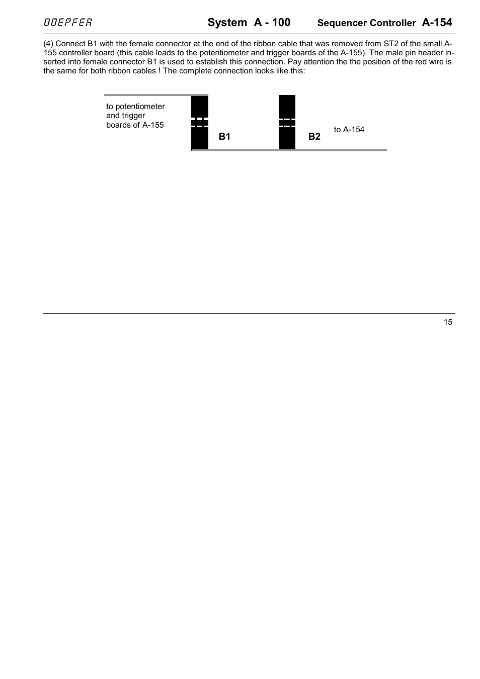 System a - 100, A-154 | Doepfer A-154 Sequencer Controller User Manual | Page 15 / 16