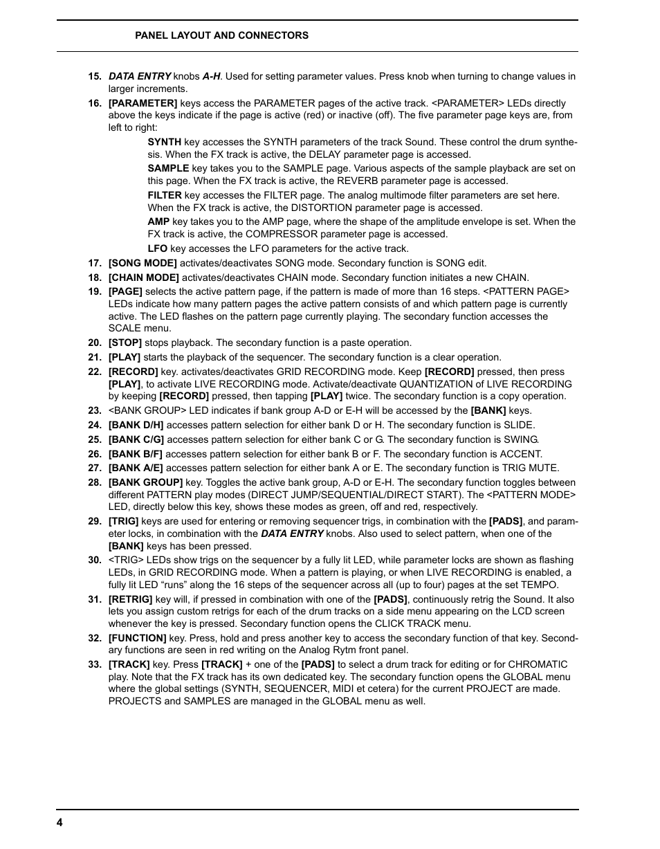 Elektron Analog Rytm User Manual | Page 12 / 106