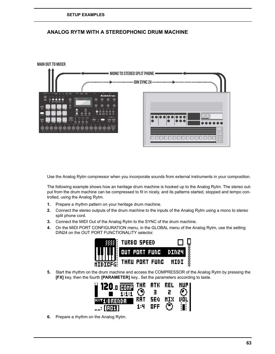 Analog rytm with a stereophonic drum machine | Elektron Analog Rytm User Manual | Page 71 / 106