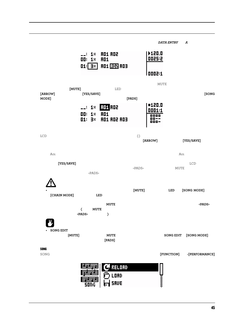 Songメニュー, Song | Elektron Analog Rytm User Manual | Page 53 / 104
