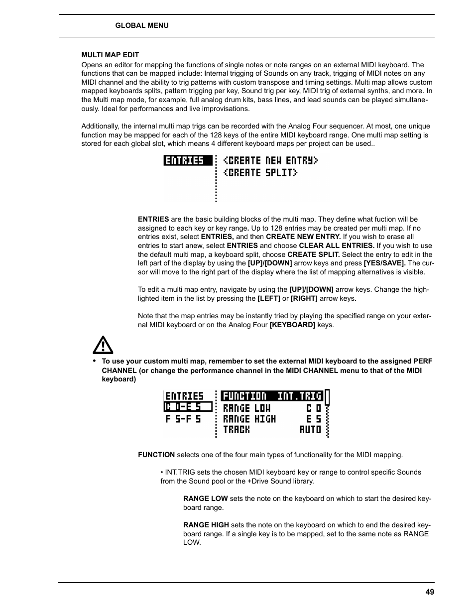 Multi map edit | Elektron Analog Four User Manual | Page 57 / 122