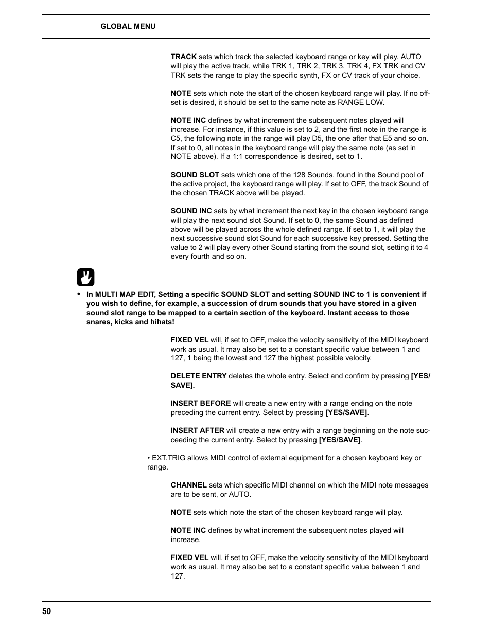 Elektron Analog Four User Manual | Page 58 / 122