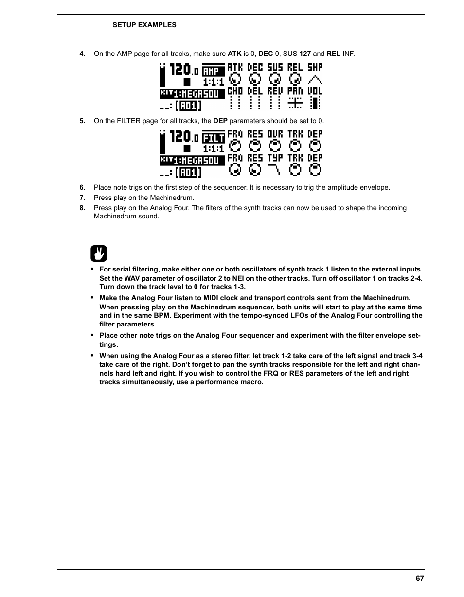 Elektron Analog Four User Manual | Page 75 / 122