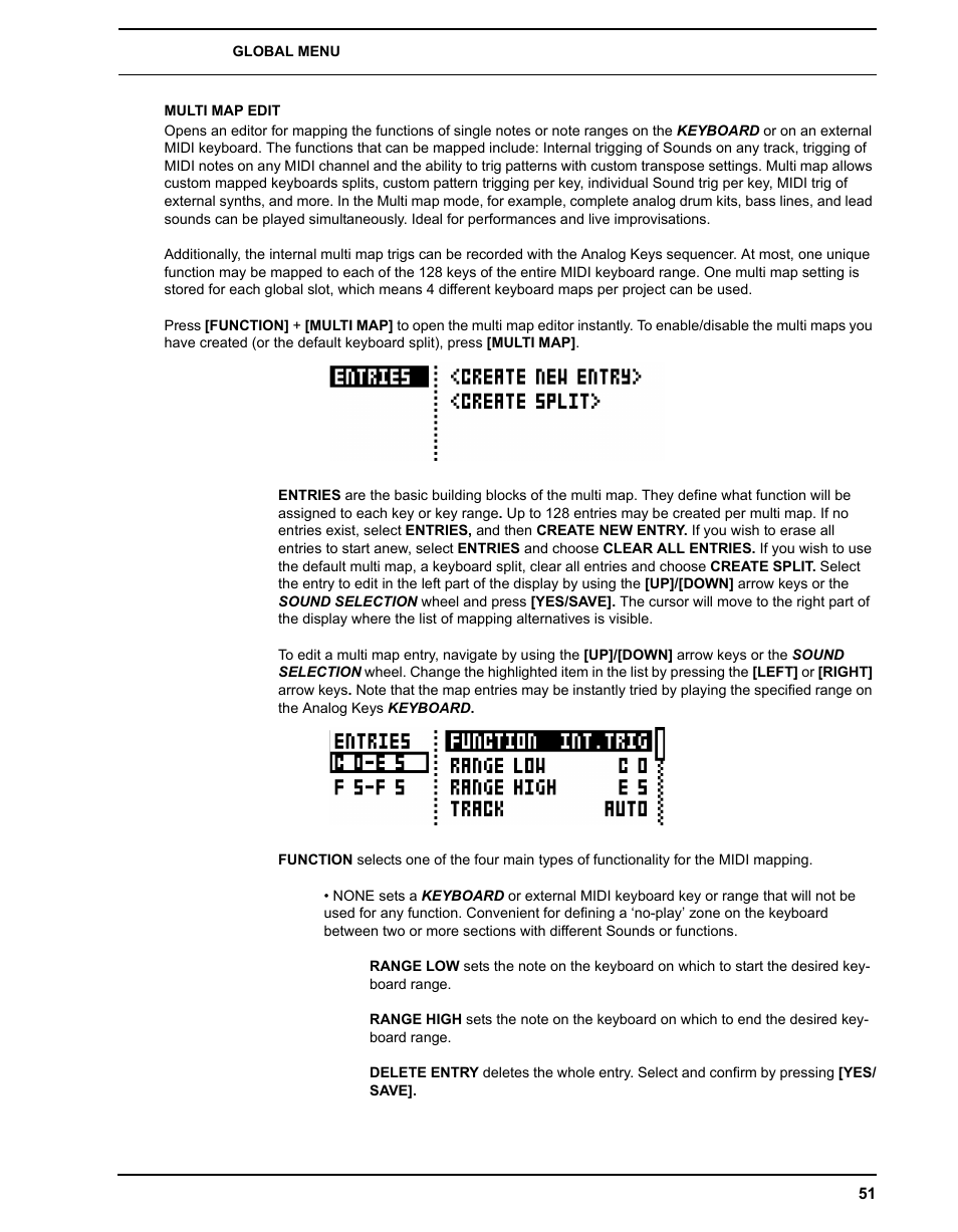 Multi map edit | Elektron Analog Four User Manual | Page 59 / 124
