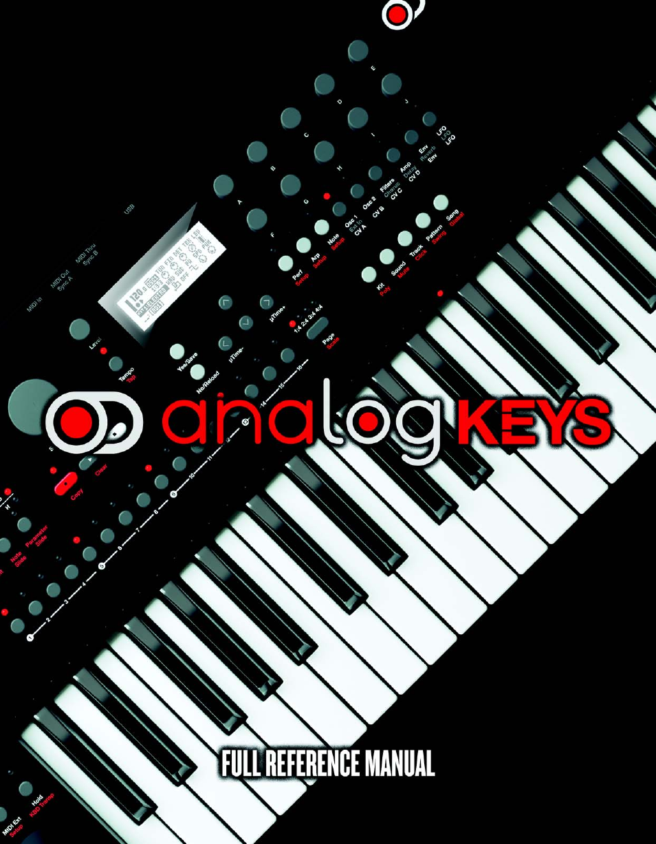 Elektron Analog Four User Manual | 126 pages