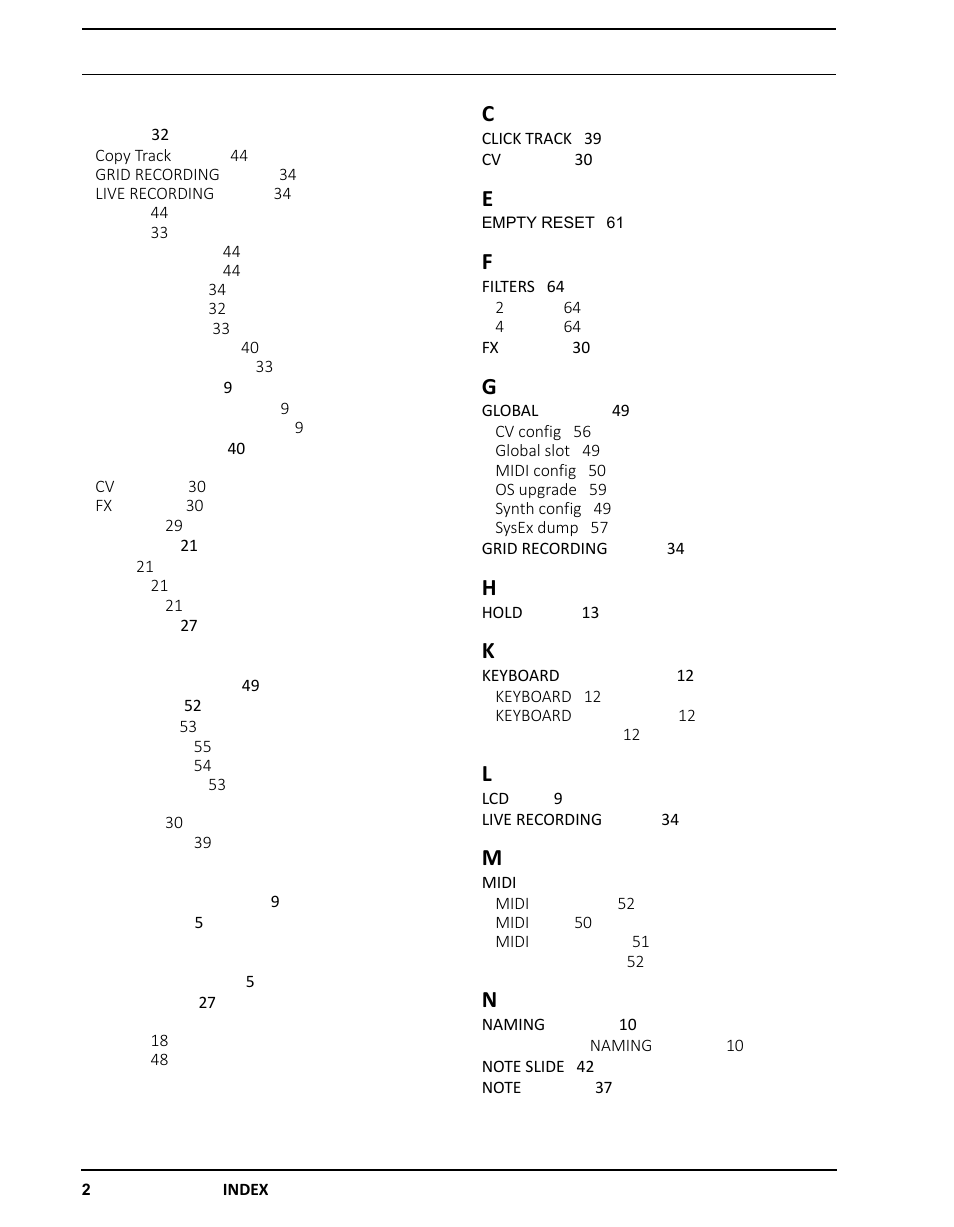 Elektron Analog Four User Manual | Page 122 / 126