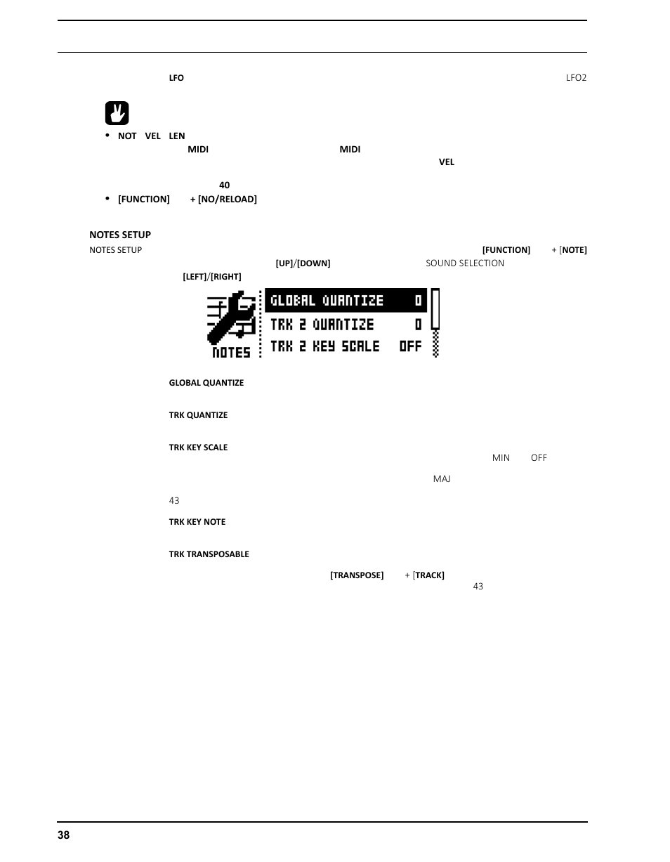 Notes setup | Elektron Analog Four User Manual | Page 48 / 126