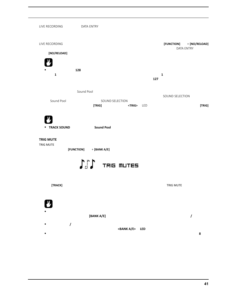 サウンドロック, Trig mute | Elektron Analog Four User Manual | Page 51 / 126