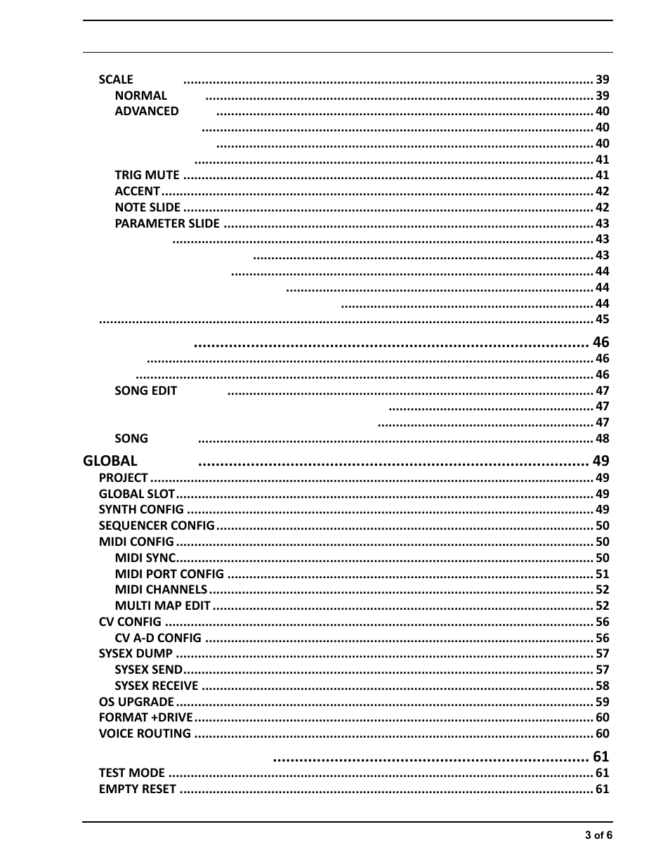 Global | Elektron Analog Four User Manual | Page 7 / 126