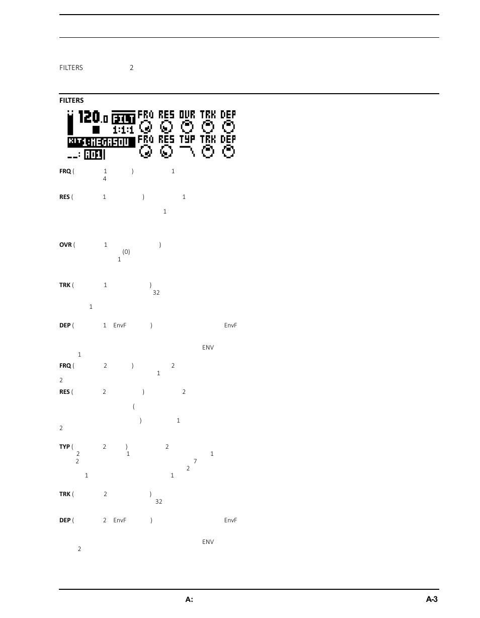 フィルター | Elektron Analog Four User Manual | Page 89 / 126