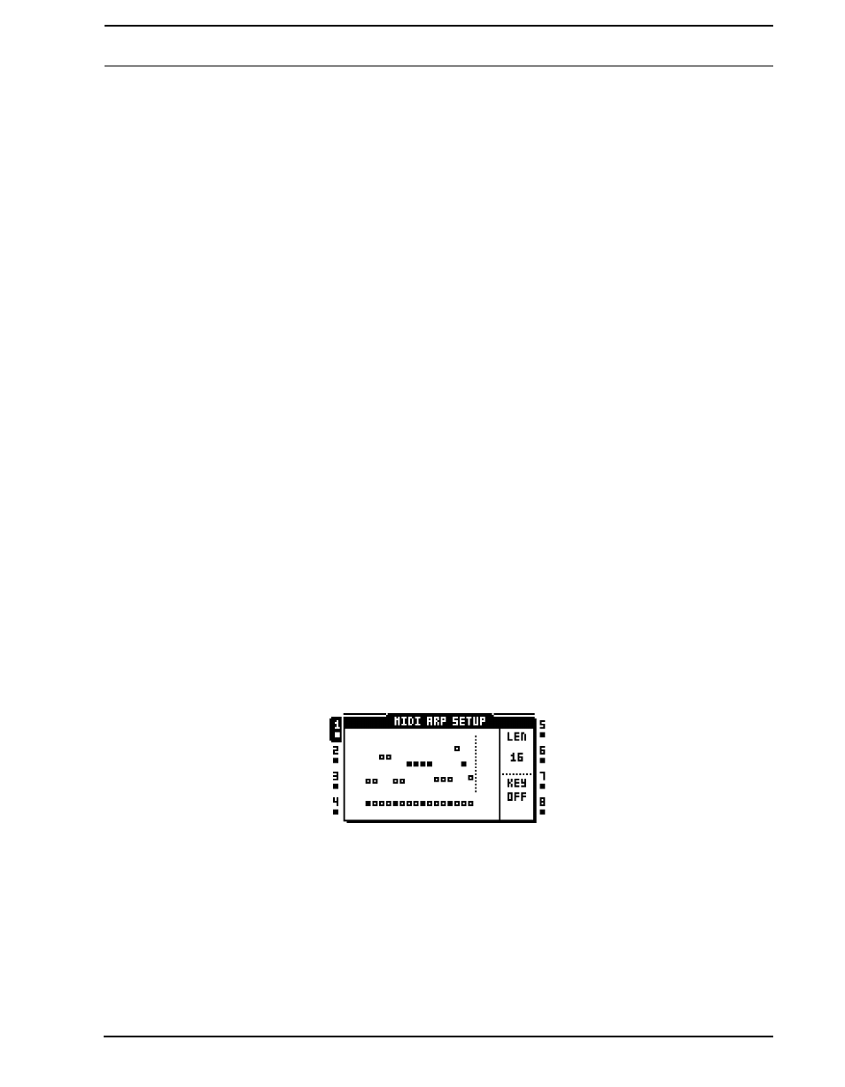 Arpeggiator setup | Elektron Octatrack User Manual | Page 127 / 189