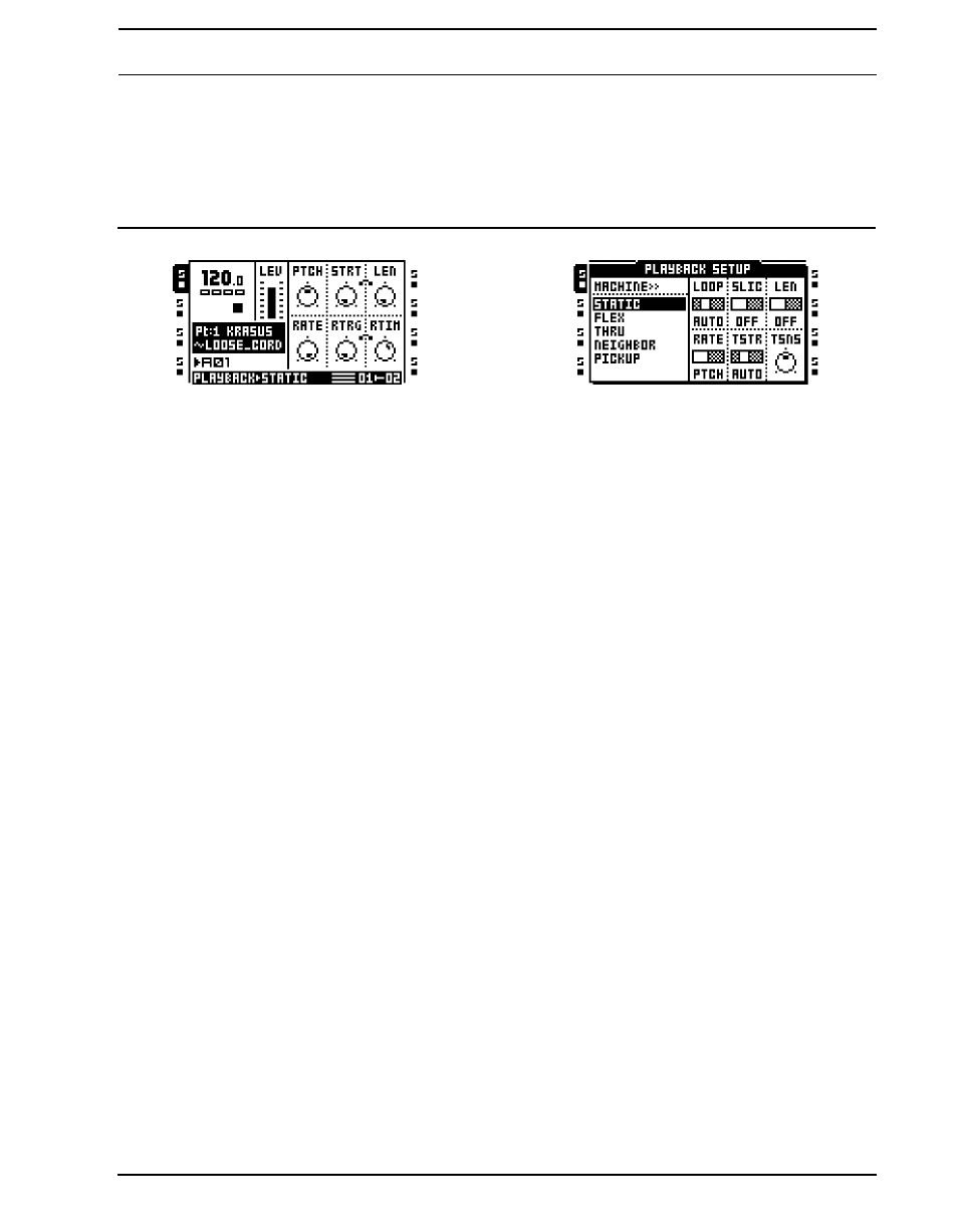 Static machine, Static main, Static setup | Static main static setup | Elektron Octatrack User Manual | Page 162 / 189