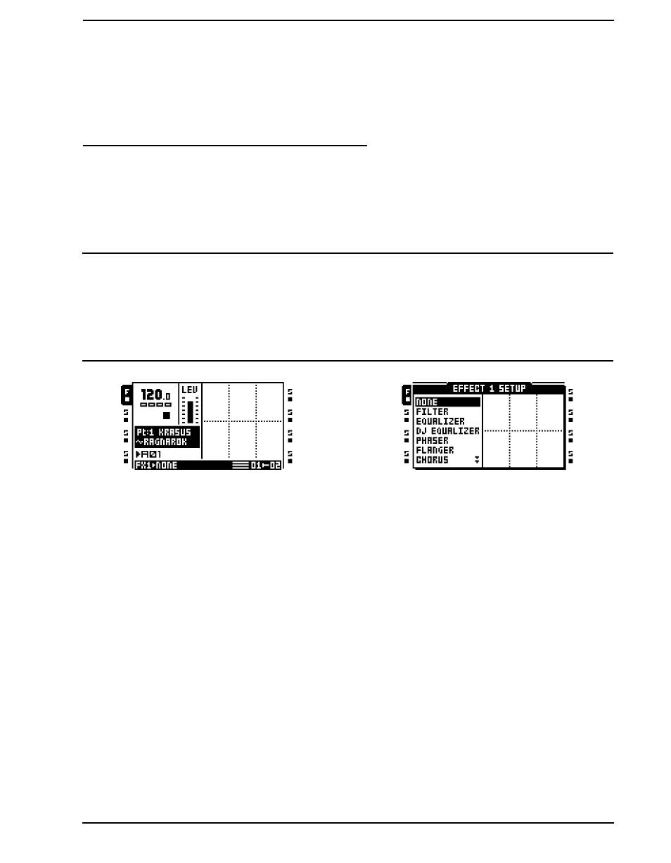 Appendix b: effects reference, None, None main | None setup, None main none setup | Elektron Octatrack User Manual | Page 166 / 189