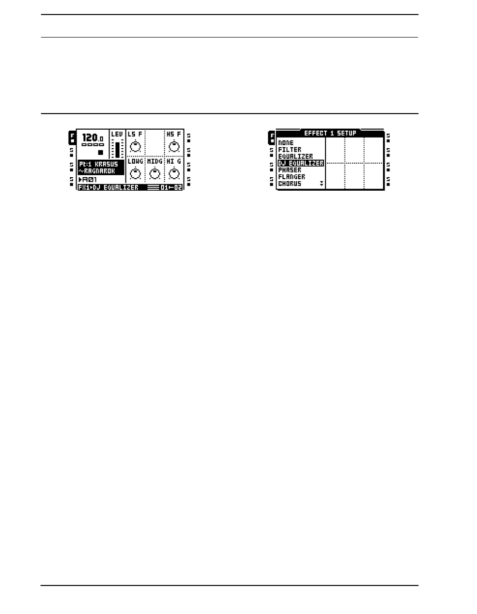 Dj style kill eq, Dj eq main, Dj eq setup | Dj eq main dj eq setup | Elektron Octatrack User Manual | Page 169 / 189