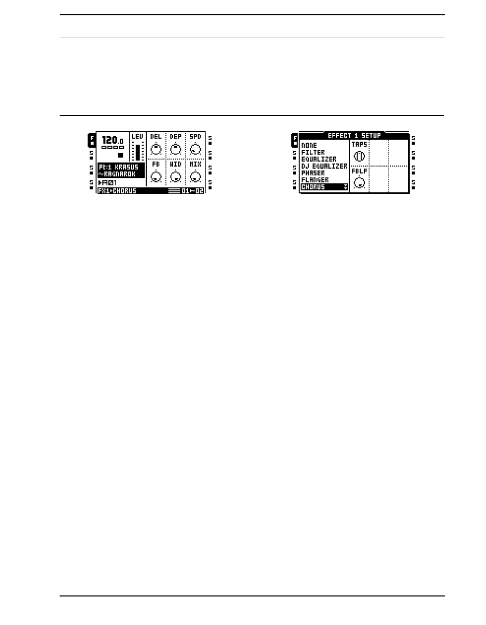 10 tap chorus, Chorus main, Chorus setup | Chorus main chorus setup | Elektron Octatrack User Manual | Page 172 / 189