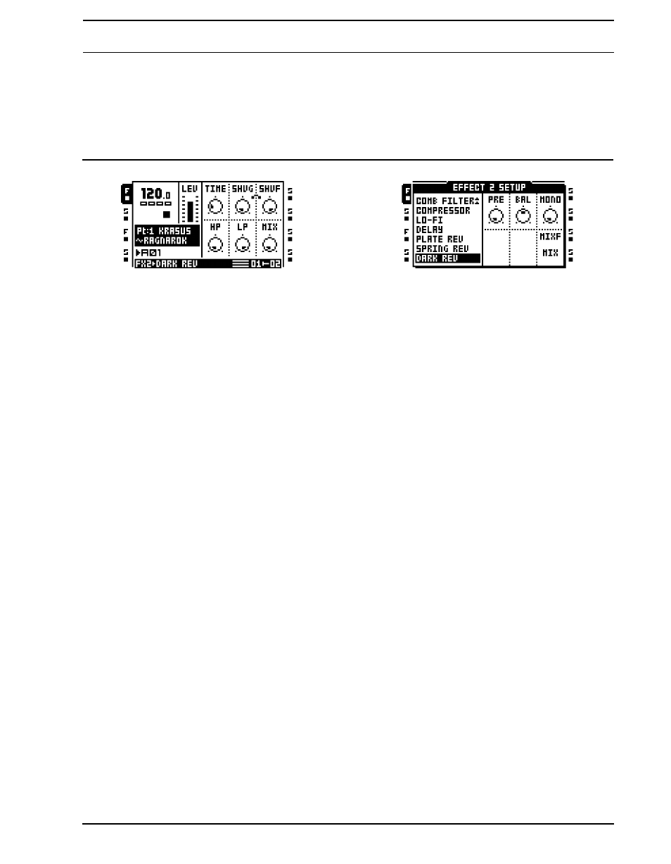 Dark reverb, Dark reverb main, Dark reverb setup | Dark reverb main dark reverb setup | Elektron Octatrack User Manual | Page 180 / 189