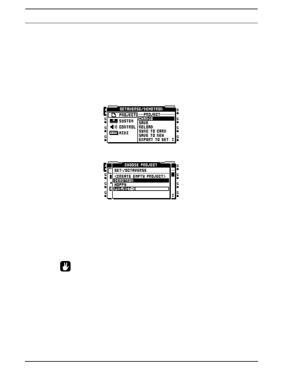 Loading and creating a project, Loading samples to the sample slots | Elektron Octatrack User Manual | Page 38 / 189