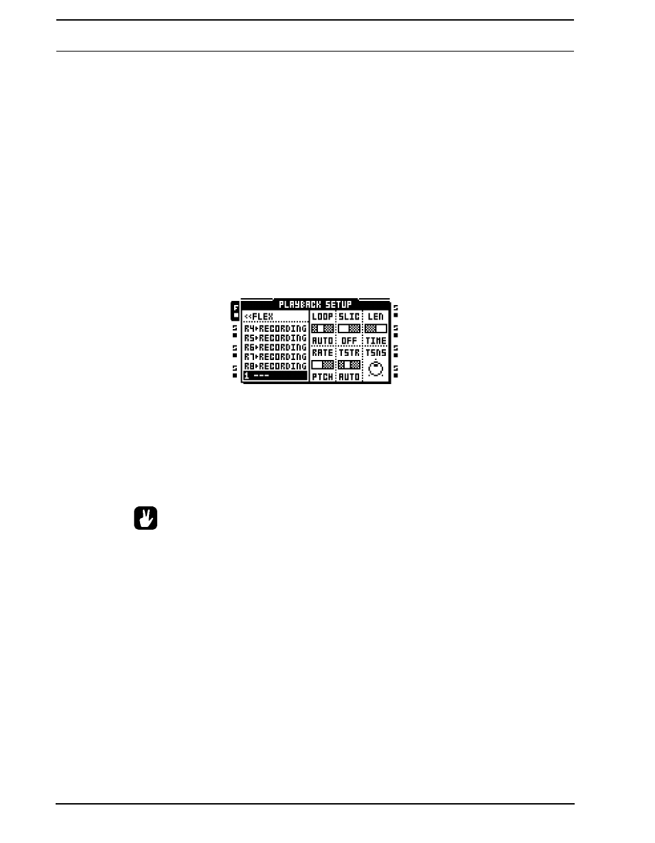 Loading from the playback setup menu | Elektron Octatrack User Manual | Page 40 / 189