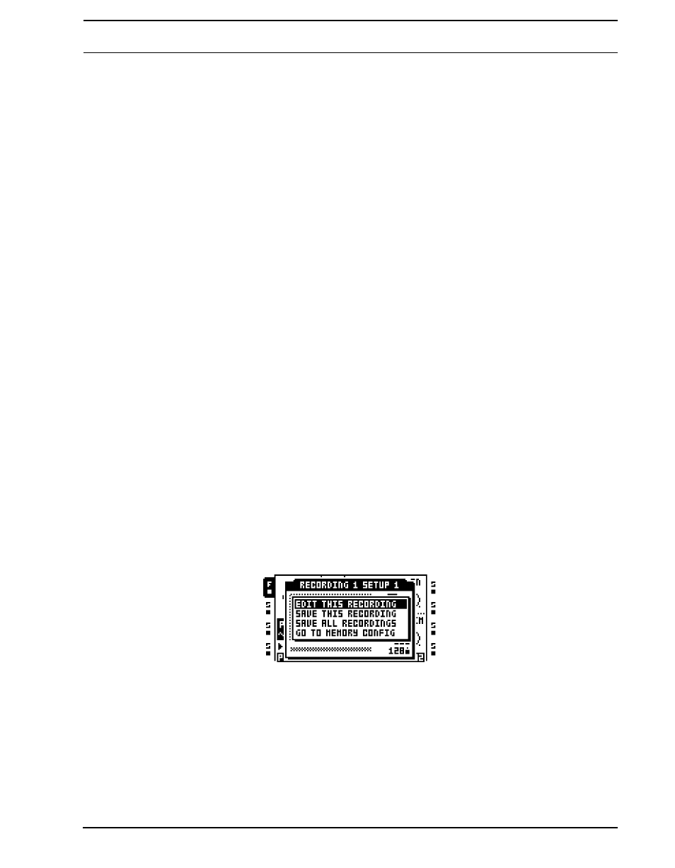 Recording setup menus | Elektron Octatrack User Manual | Page 61 / 189