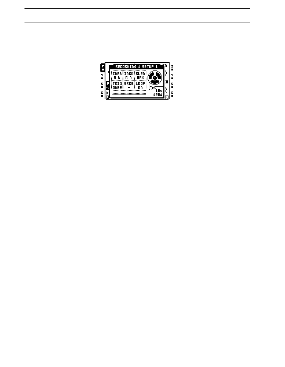 Recording setup 1 menu | Elektron Octatrack User Manual | Page 62 / 189