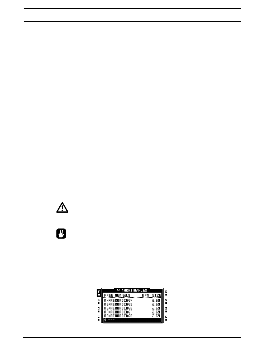 Recorder trig sampling, Playback of captured recorder samples | Elektron Octatrack User Manual | Page 66 / 189