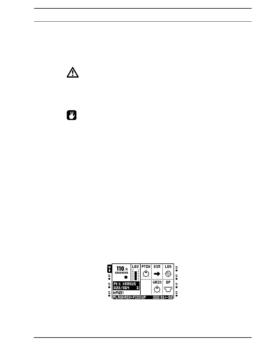 Pickup machine sampling | Elektron Octatrack User Manual | Page 67 / 189