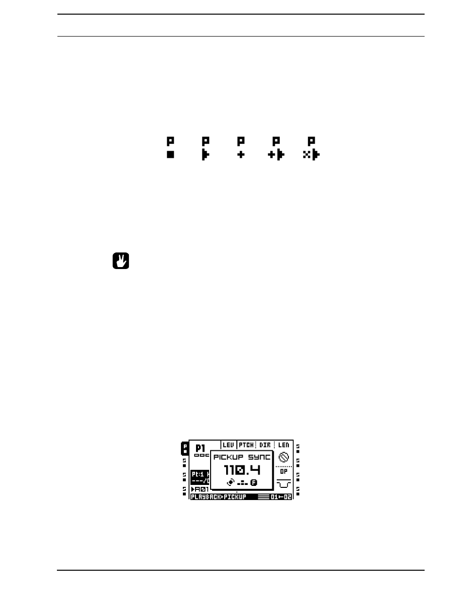 Sequencer to pickup sync | Elektron Octatrack User Manual | Page 69 / 189