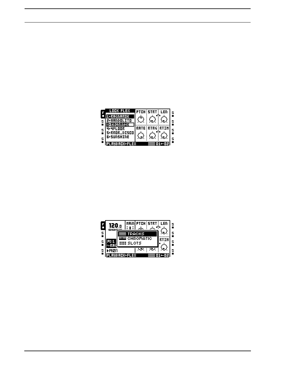 Sample locks, Trig modes, Track | Sample locks trig modes | Elektron Octatrack User Manual | Page 94 / 189