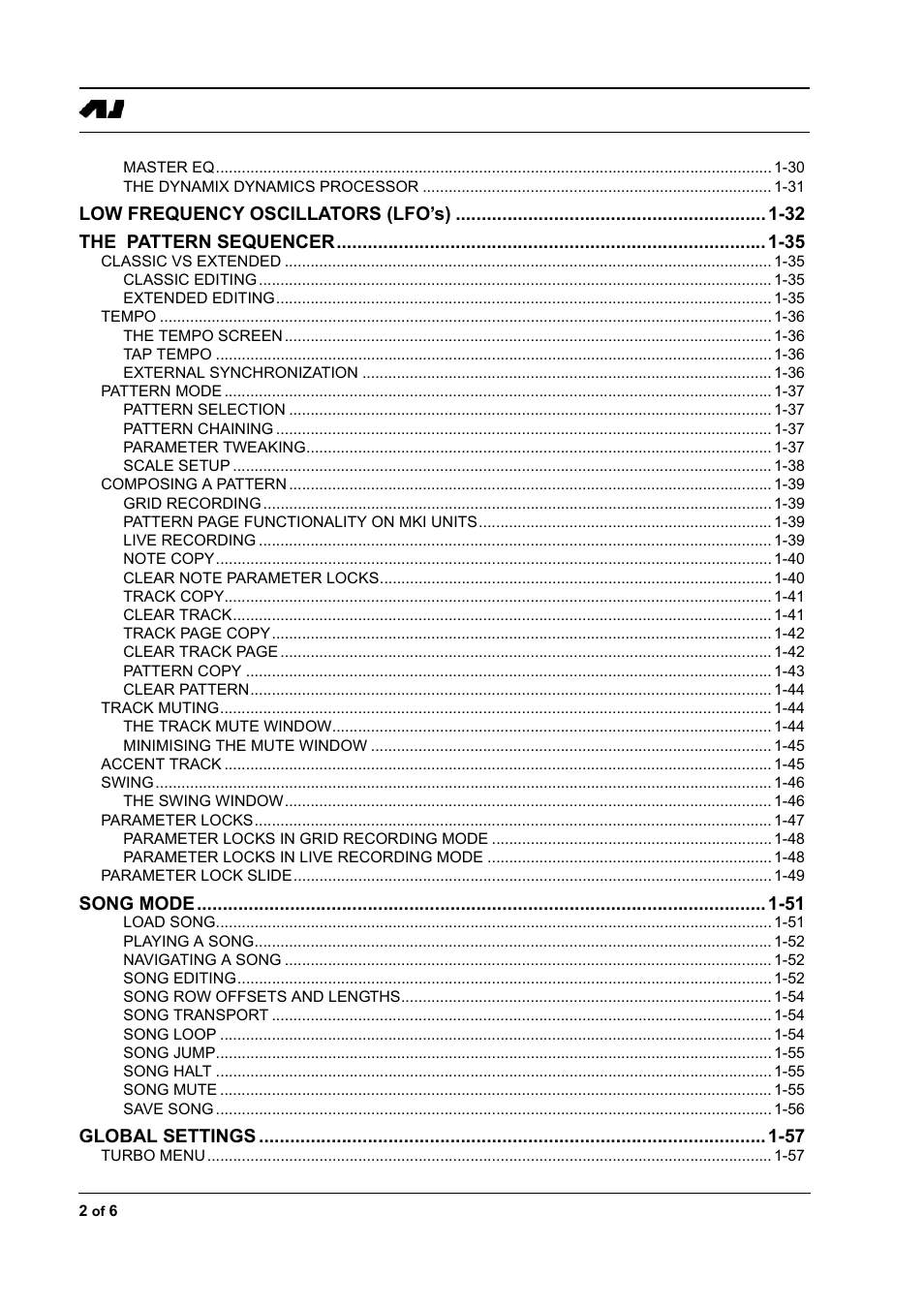 Elektron Machinedrum User Manual | Page 4 / 126