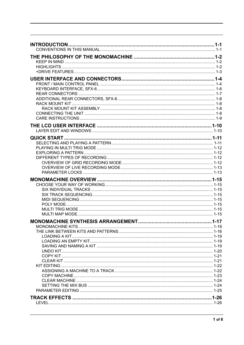 Elektron Monomachine User Manual | Page 3 / 158