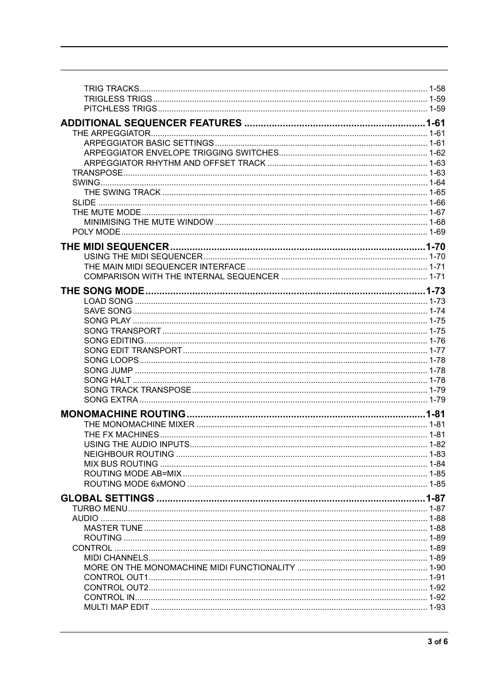 Elektron Monomachine User Manual | Page 5 / 158