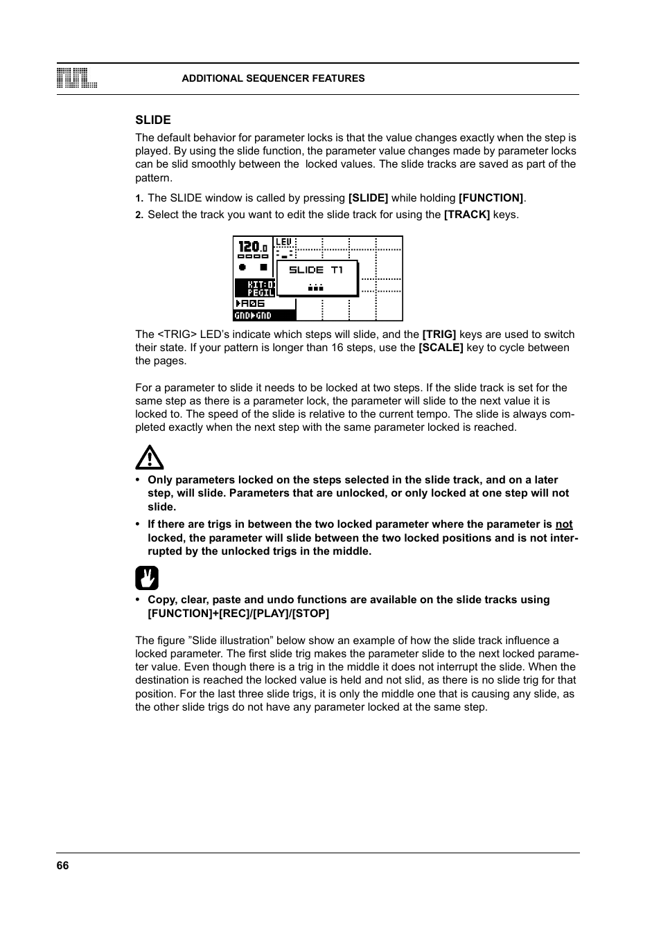 Slide, Slide -66 | Elektron Monomachine User Manual | Page 74 / 158