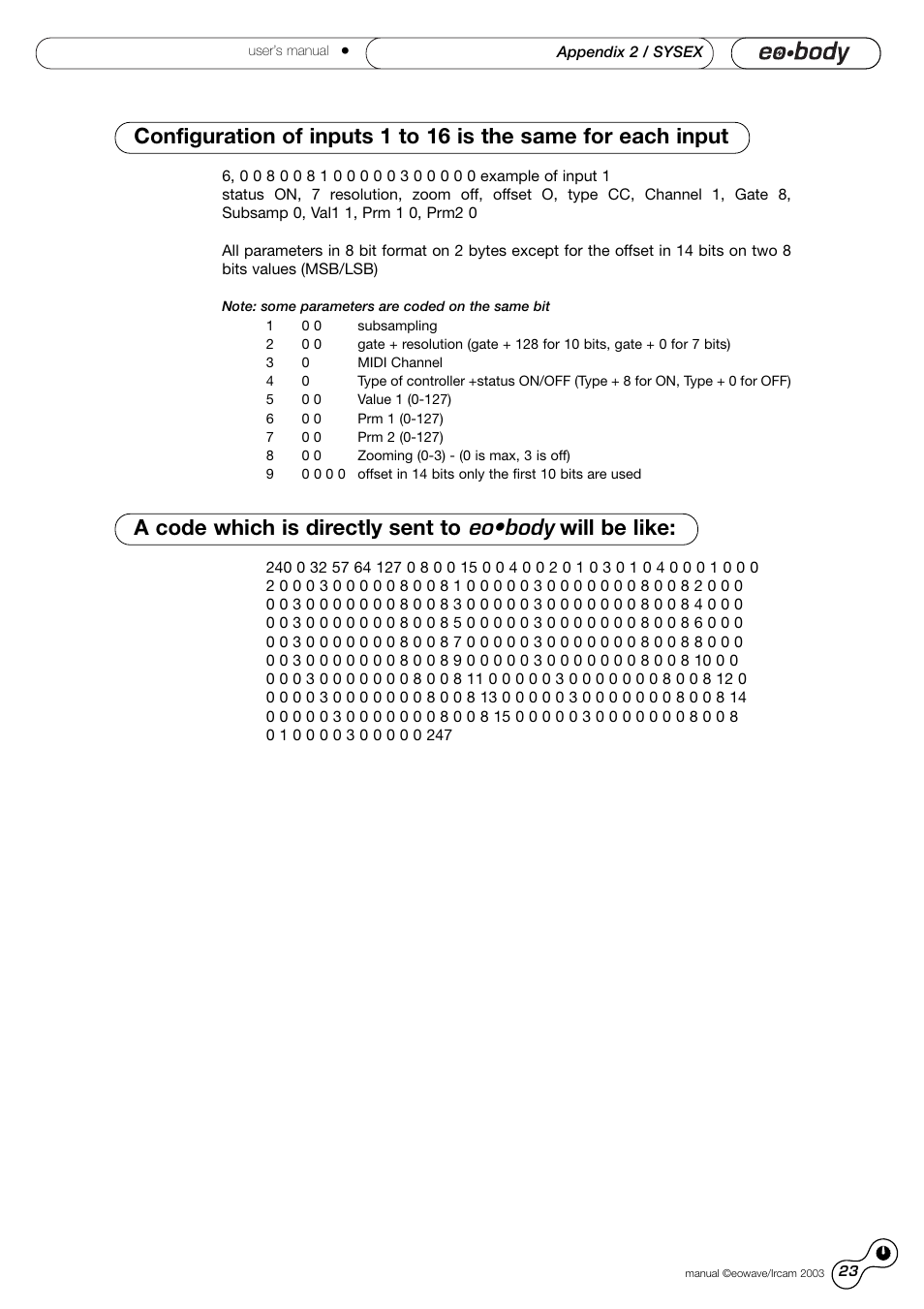 Eowave Eobody1 User Manual | Page 23 / 29