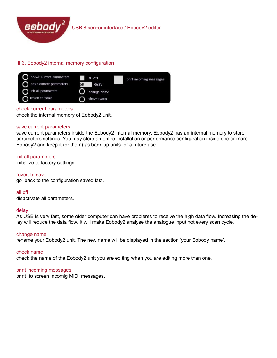 Eowave Eobody2 USB8 SensorBox User Manual | Page 12 / 25